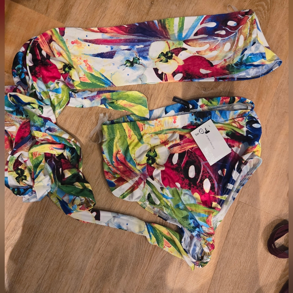 Good time multiple wrap swim 2 piece